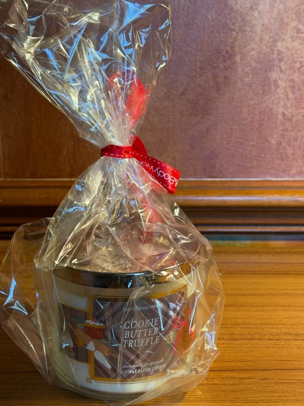 NEW Cookie Butter Truffle 3-Wick Candle 25-45 burn hours 14 oz Bath & Body Works - Picture 6 of 6